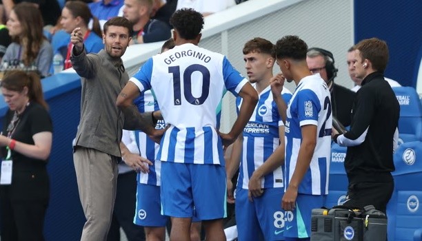 Fabian Hurzeler đã có những điều chỉnh về mặt nhân sự giúp Brighton ngược dòng Man City.