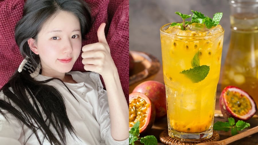 Nước chanh leo, chanh vàng, mật ong dễ uống, mang lại nhiều lợi ích cho làn da.