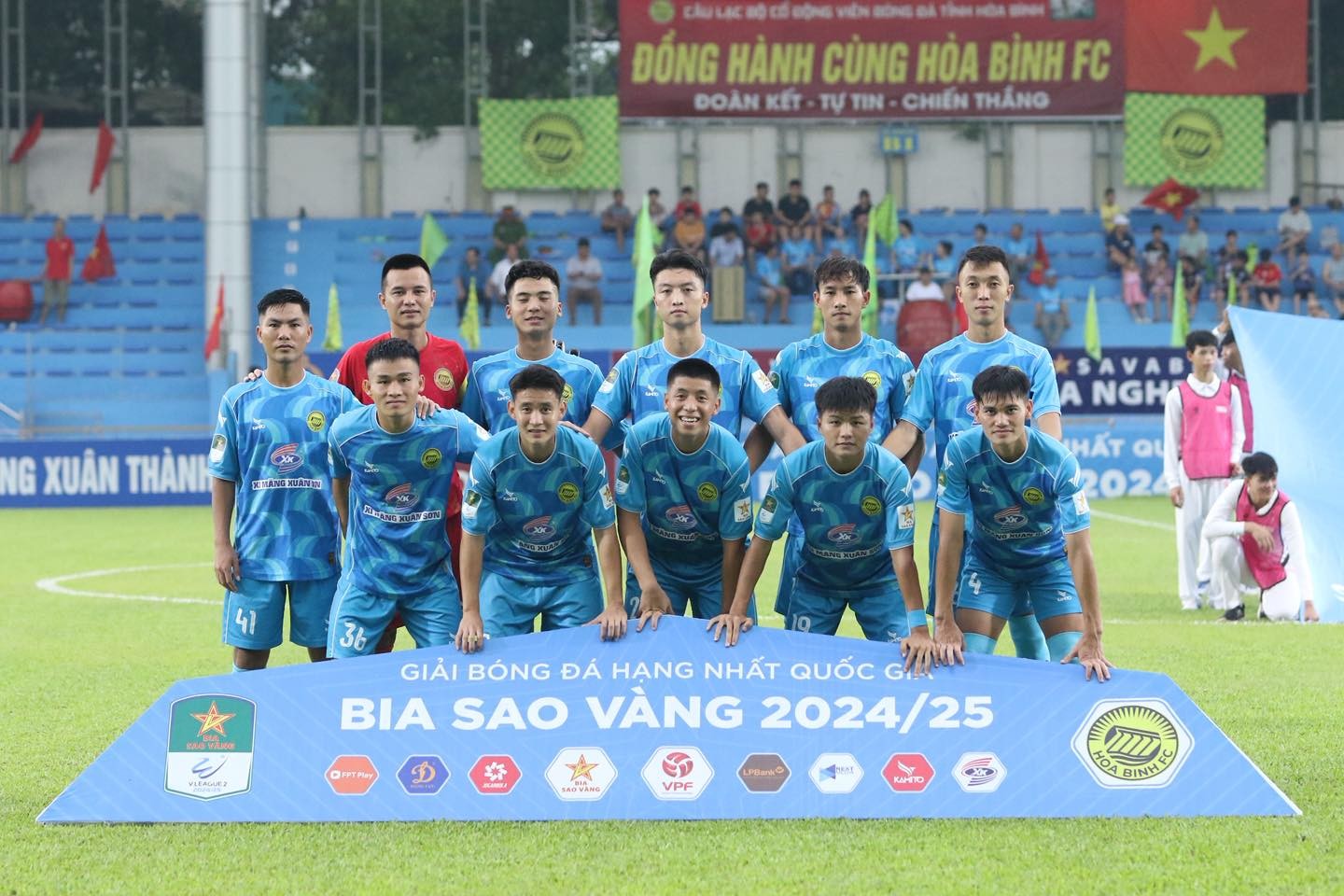 CLB Hòa Bình có thể hồi sinh với tên gọi Phú Thọ. Ảnh: CLB Hòa Bình.