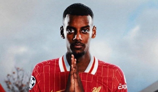 Isak gia nhập Liverpool với mức giá chuyển nhượng kỷ lục bóng đá Anh.
