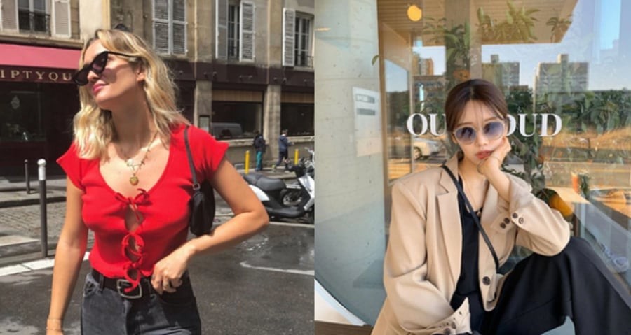 Gọng đen hay màu trà không chỉ dễ kết hợp với mọi outfit mà còn phù hợp nhiều dáng mặt
