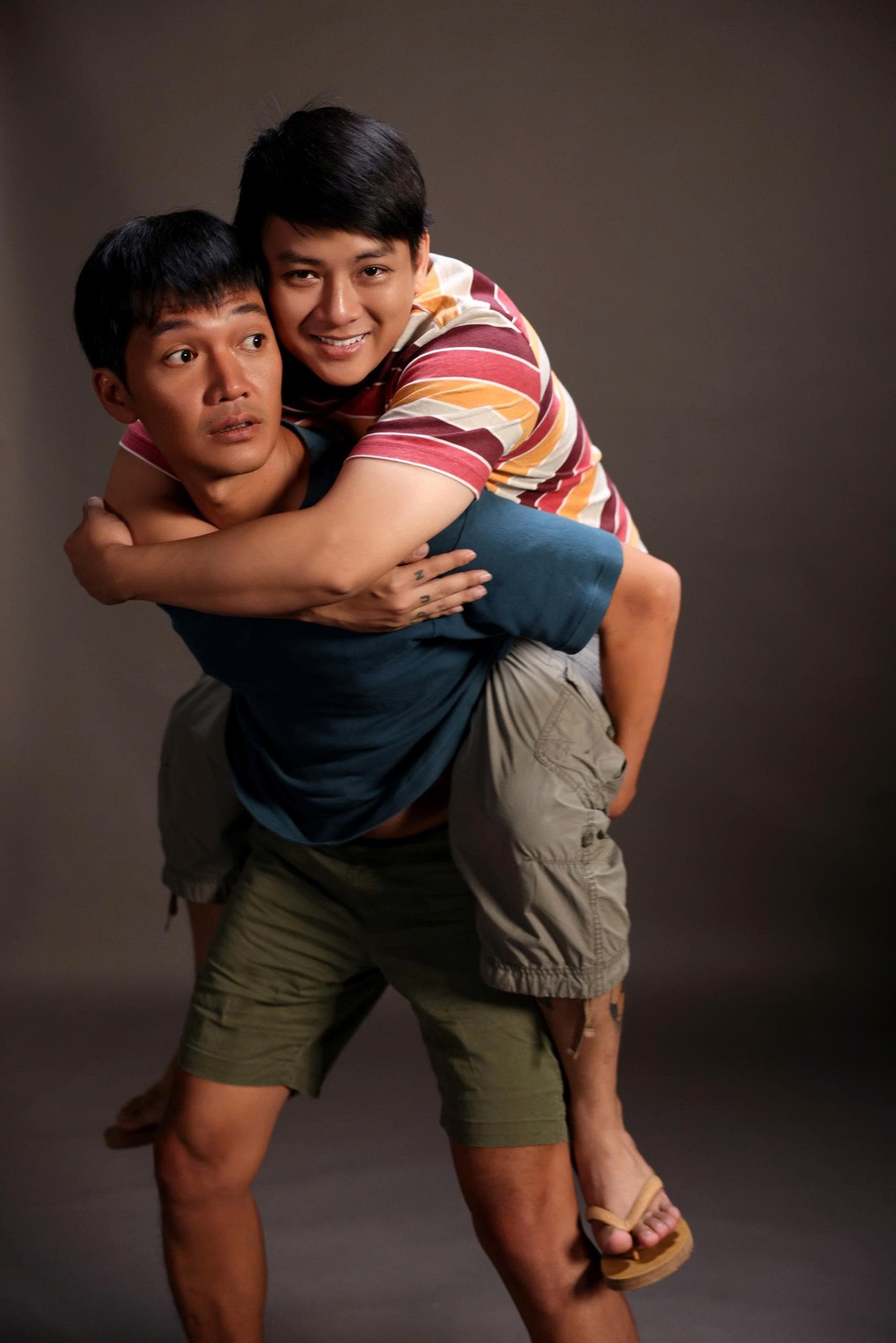 Diễn viên Quang Tuấn và Hoài Lâm.