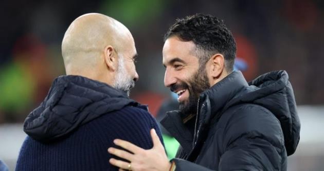 Amorim có thể tự tin khi đối đầu Pep Guardiola.