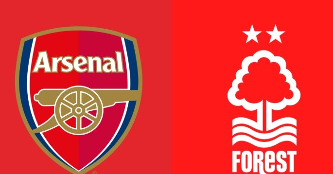Arsenal đại chiến Forest tại sân vận động Emirates.