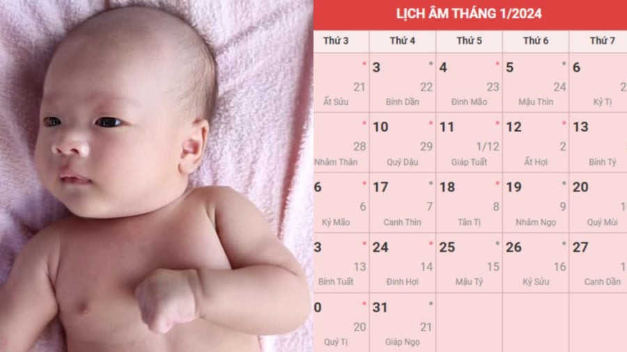 Trẻ sinh tháng may mắn 