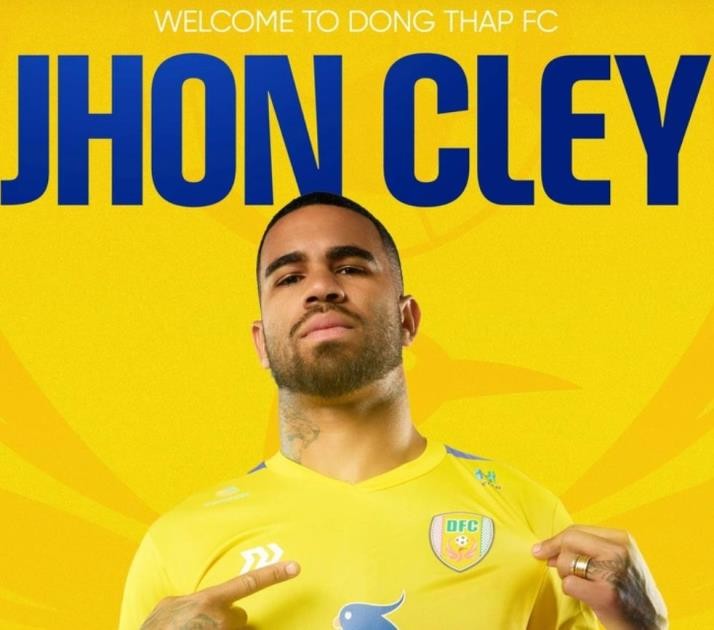  Jhon Cley gia nhập Đồng Tháp.