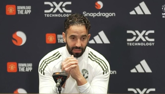 Amorim đã có những phát biểu đáng chú ý trước trận derby Manchester.