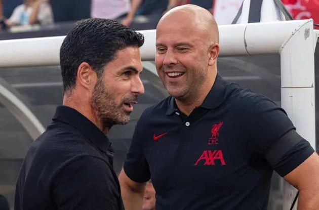 Mikel Arteta đánh giá cao Liverpool của Arne Slot.