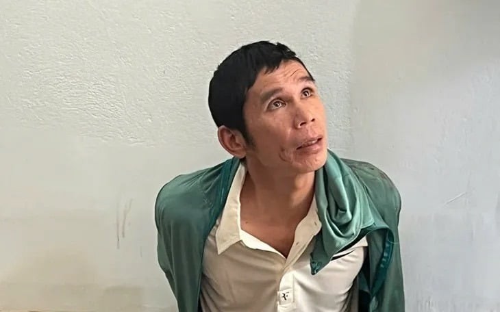 Đối tượng Nguyễn Nam Đại Thuận bị bắt giữ

