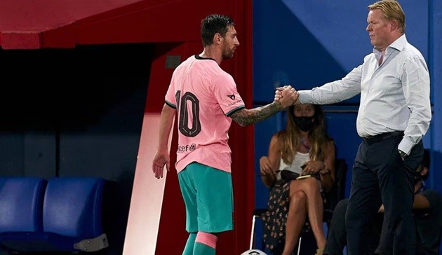 Messi đã để lại dấu ấn ở sân Johan Cruyff.