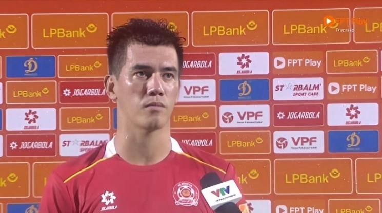 Tiến Linh có những chia sẻ sau trận hòa Nam Định.
