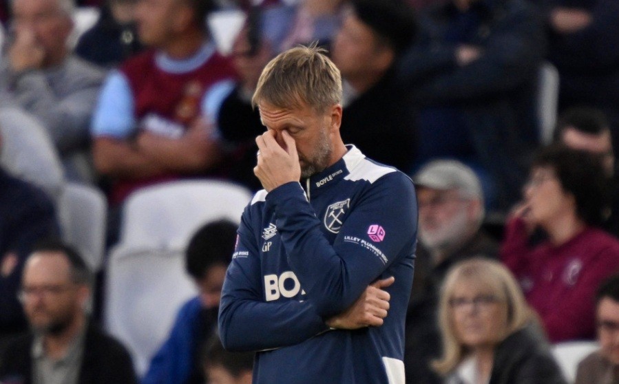 West Ham vừa trải qua trận đấu ác mộng.