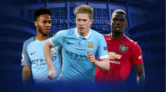 Man City áp đảo trong đội hình kết hợp.
