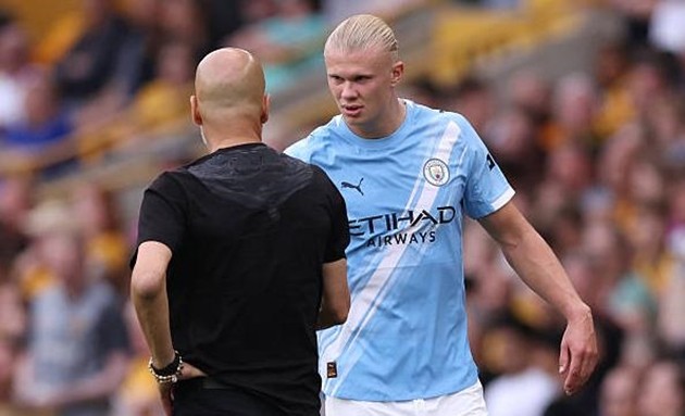 Pep Guardiola đặt niềm tin vào Erling Haaland.