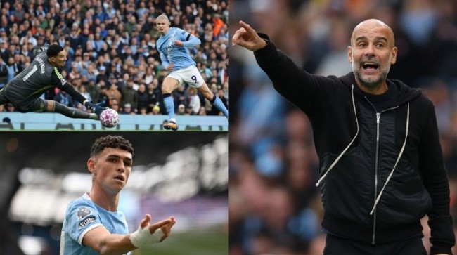 Man City chơi lấn át Man United.