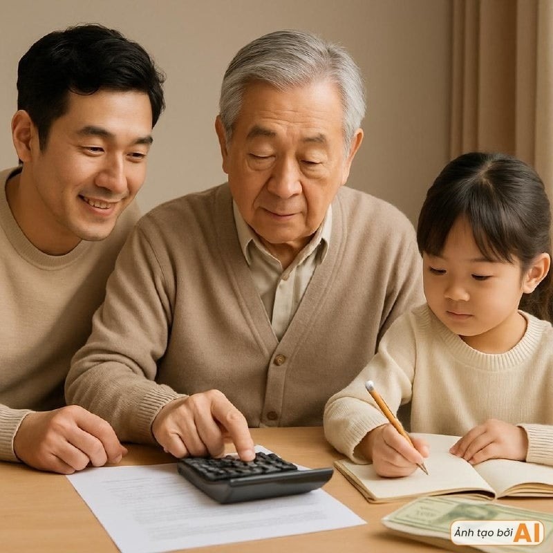 Trong gia đình, tài chính luôn là vấn đề nhạy cảm. Khi còn khỏe mạnh, người lớn tuổi có thể tự chủ mọi chi tiêu.