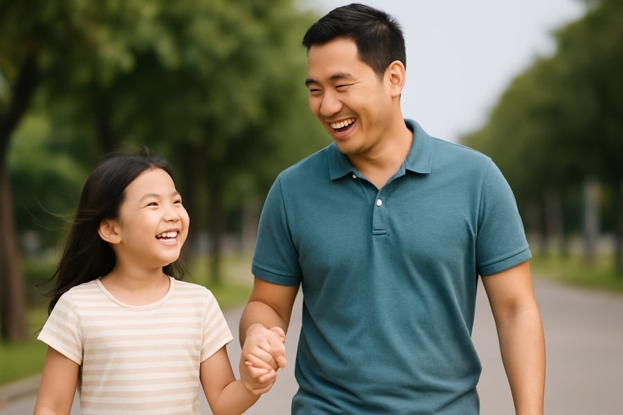 Tính cách con gái thường chịu ảnh hưởng sâu sắc từ người cha.
