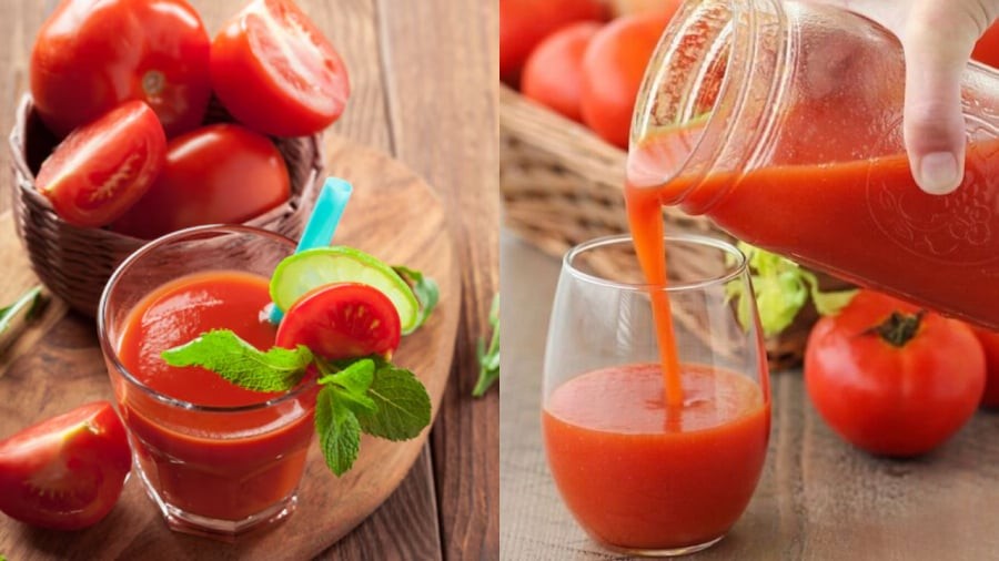 Nước ép cà chua mang lại nhiều lợi ích cho sức khỏe.