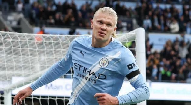 Haaland thăng hoa trong màu áo Man City.