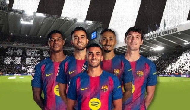 Nhiều cầu thủ Barca từng thắng trên sân St. James' Park.