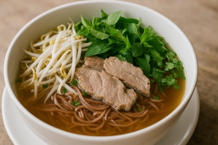 Phở ít tinh bột, thêm rau và thịt nạc – lựa chọn thông minh cho người ăn sáng lành mạnh