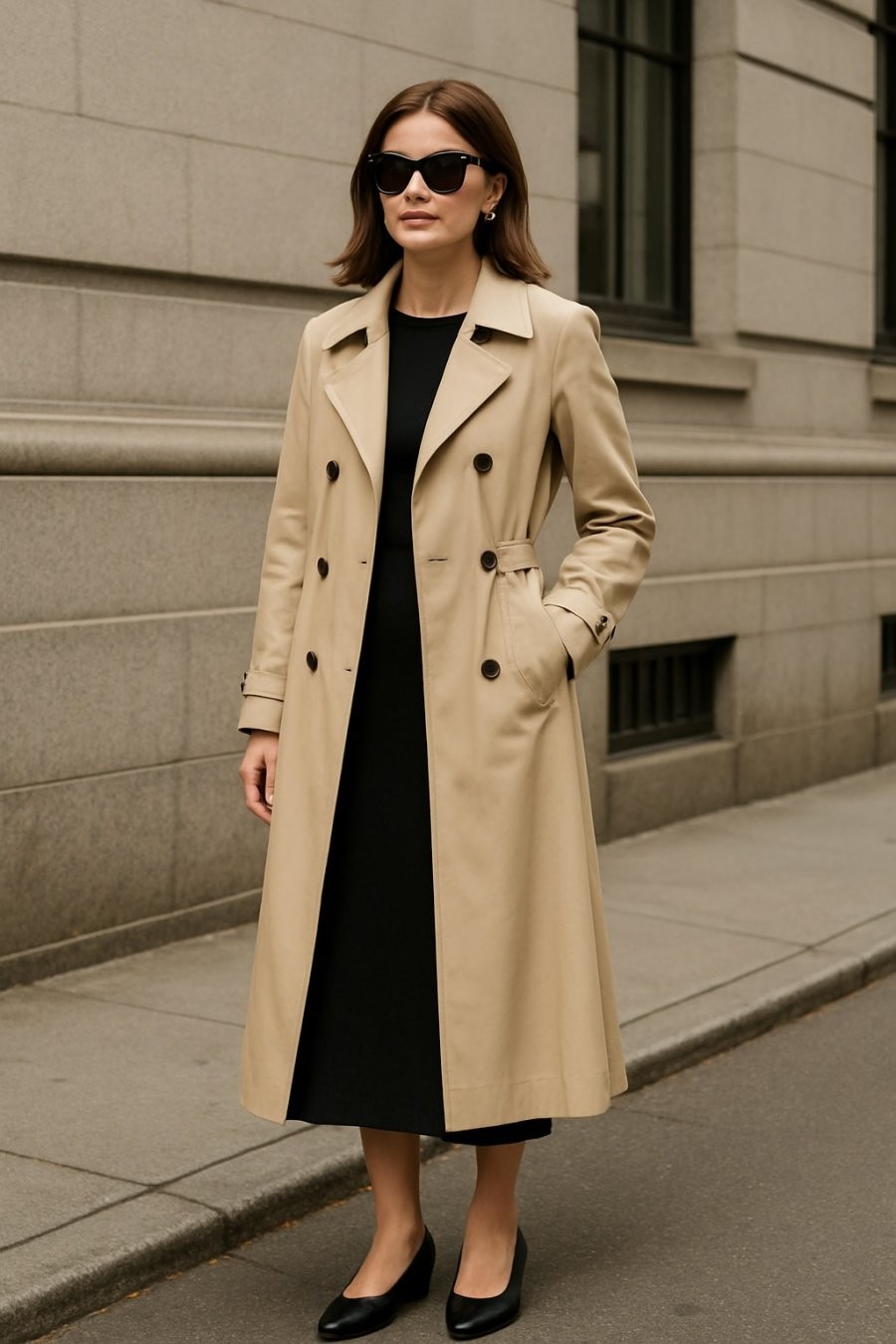 Trench coat thanh lịch, tôn thần thái sang trọng mà không bao giờ lỗi mốt.