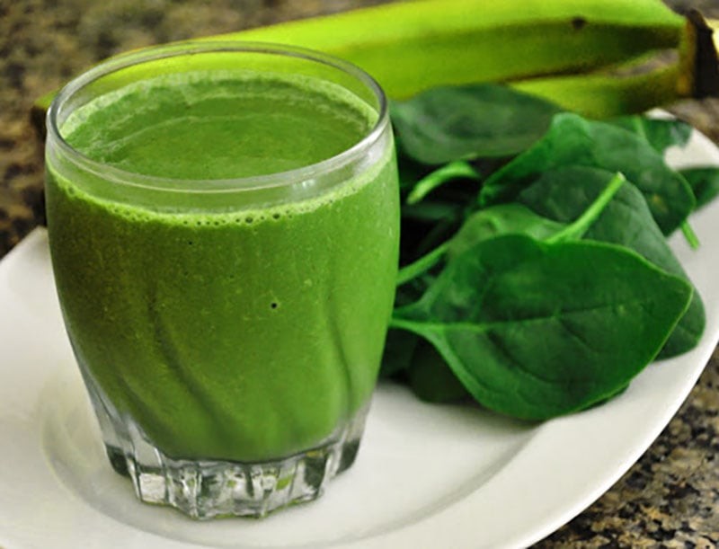 Nước ép rau chân vịt
