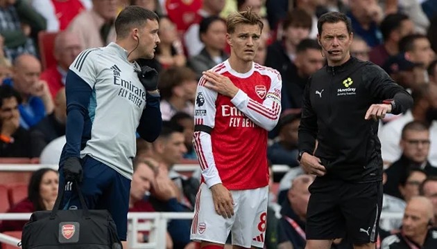 Martin Odegaard có thể kịp trở lại đấu Man City?