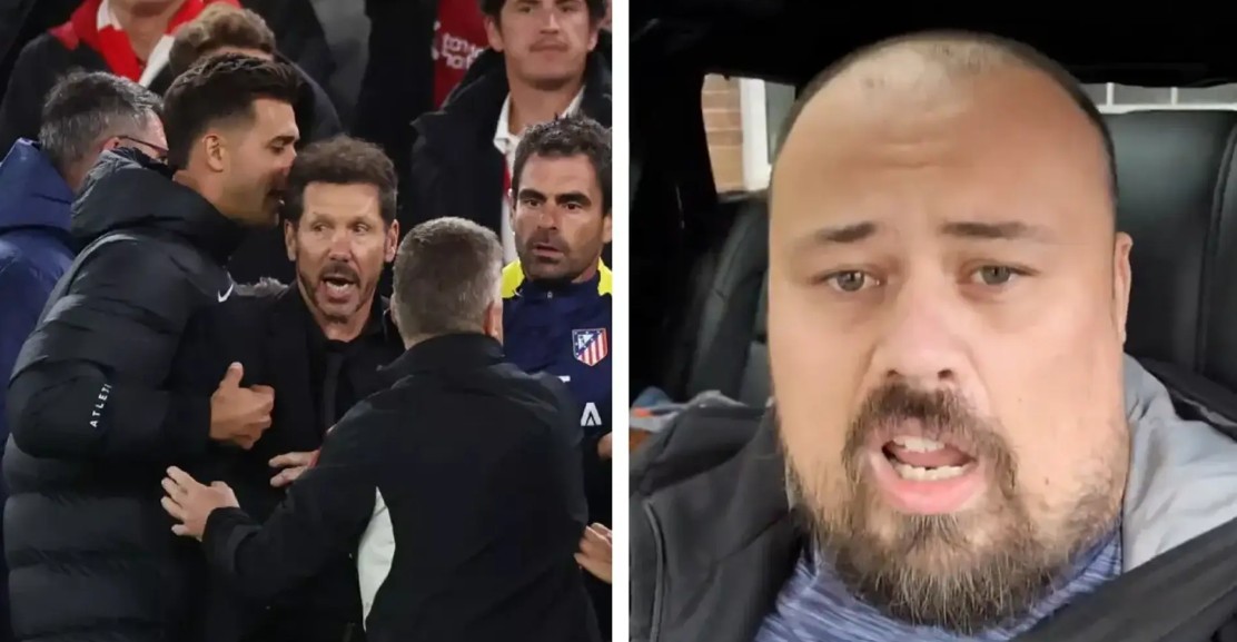 HLV Diego Simeone bị Poulter khiêu khích. 