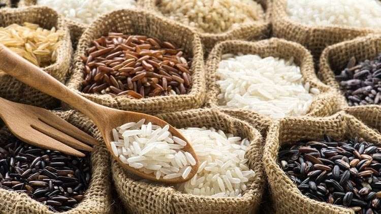 Các loại gạo khác nhau sẽ có chỉ số GI khác nhau