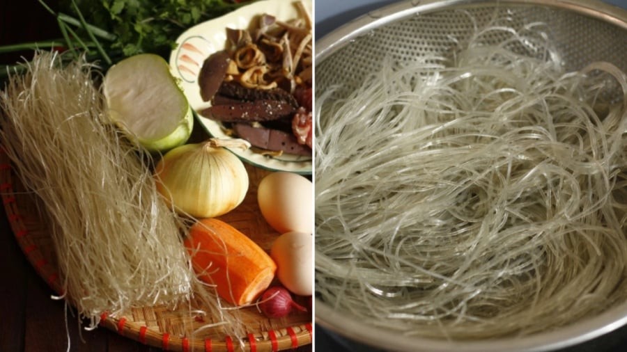 Với món miền xào, bạn có thể chọn các loại nguyên liệu xào cùng miến tùy theo sở thích.