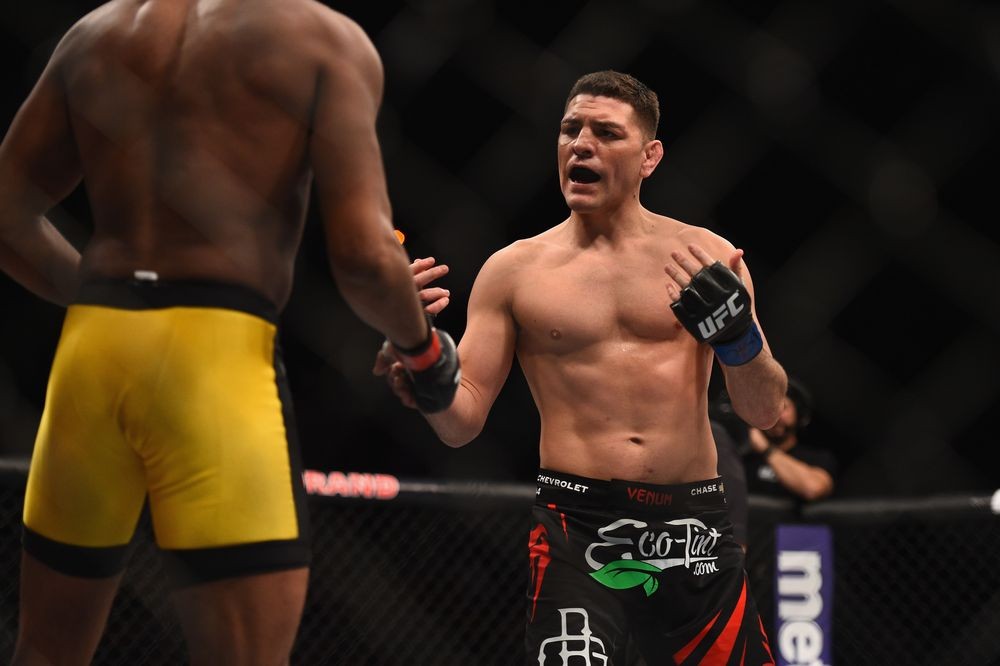 Nick Diaz tại sự kiện UFC 183