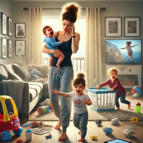 Nhiều phụ nữ chọn ở nhà chăm con, quán xuyến việc gia đình, thậm chí còn lo phụng dưỡng cha mẹ chồng.