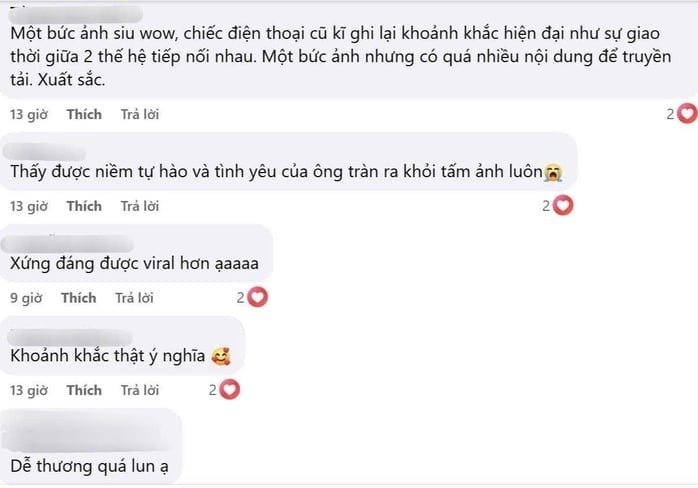 Cộng đồng mạng dành nhiều lời khen cho tấm ảnh đầy ý nghĩa