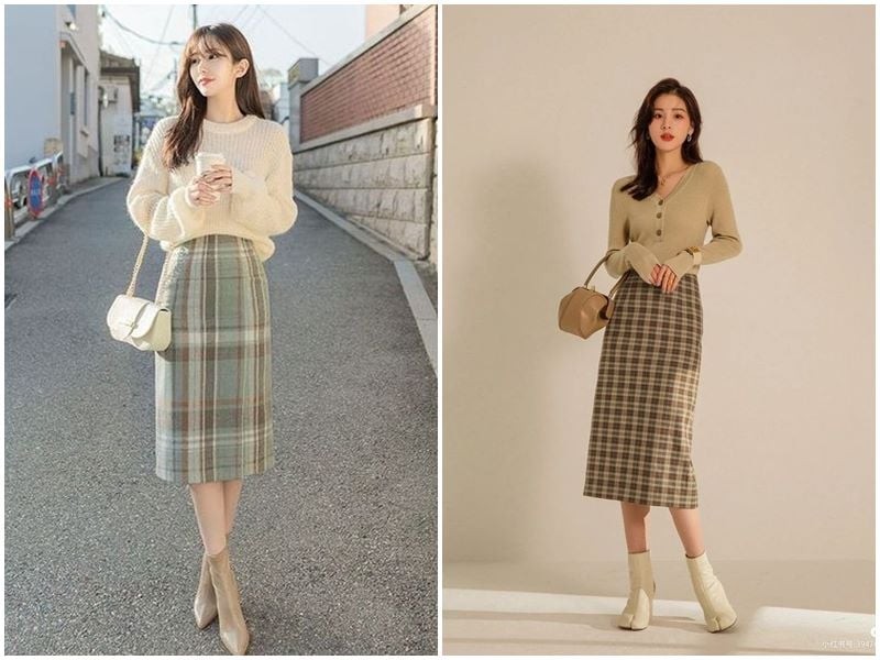 Phom dáng chữ A giúp cân đối tỷ lệ cơ thể, đồng thời làm đôi chân trông gọn gàng hơn.