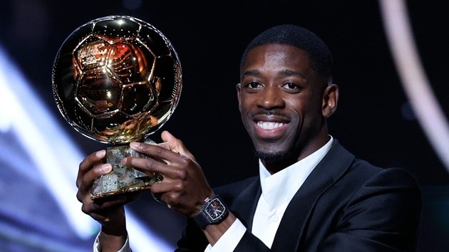 PSG buồn vui lẫn lộn khi thua Marseille trong ngày Dembele giành Quả bóng vàng
