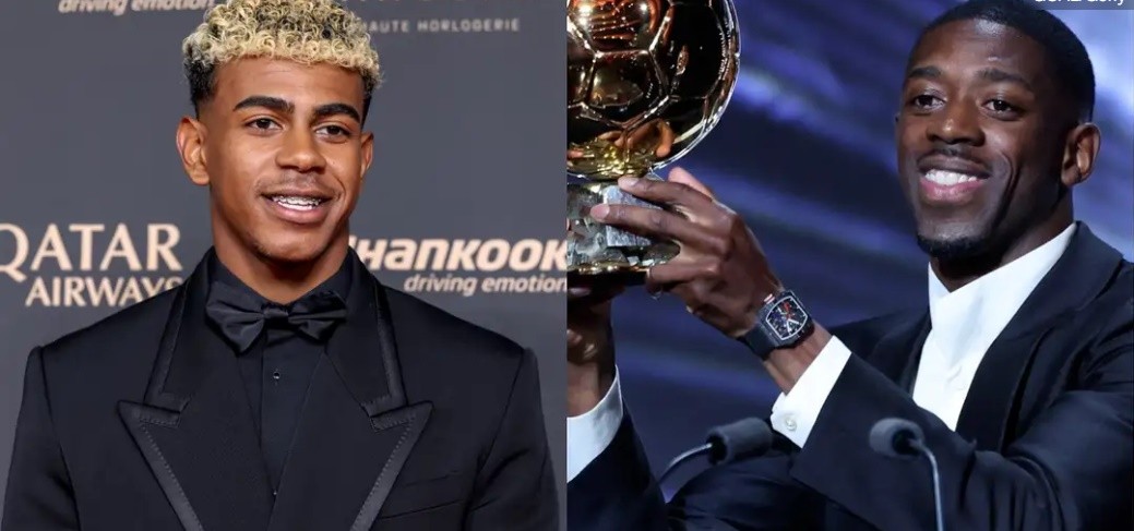 Dembele vượt qua Yamal để giành QBV.