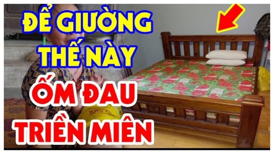 Đặt giường ngủ hao tài
