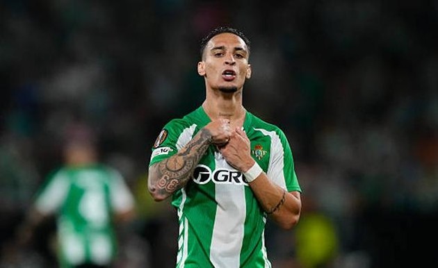 Antony được sếp lớn Real Betis khen ngợi và đánh giá cao.