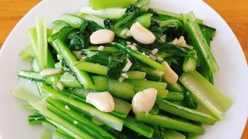 Cải ngọt rất tốt cho sức khỏe. Ảnh minh họa
