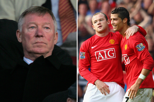 Rooney và các đồng đội từng có những thời điểm căng thẳng với ông thầy cũ Ferguson.