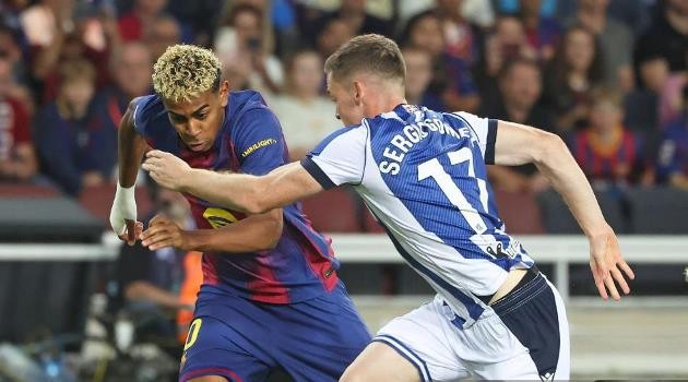 Yamal là nguồn cảm hứng giúp Barca hạ Sociedad.