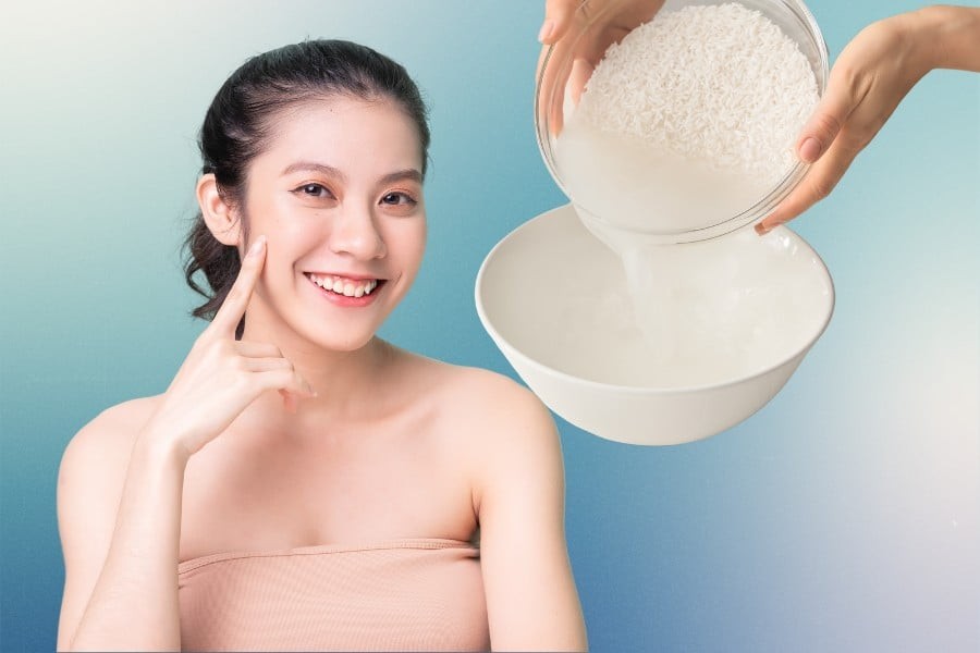 Nước vo gạo chứa nhiều vitamin nhóm B, khoáng chất cùng chất chống oxy hoá có khả năng làm sáng da
