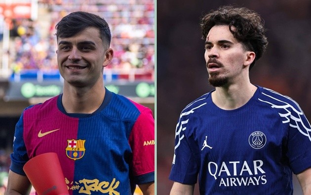 Pedri đối đầu Vitinha tại Champions League