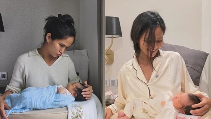 H'Hen Niê nói gì khi bị góp ý dạy con gái học khi mới 3 tuần tuổi?