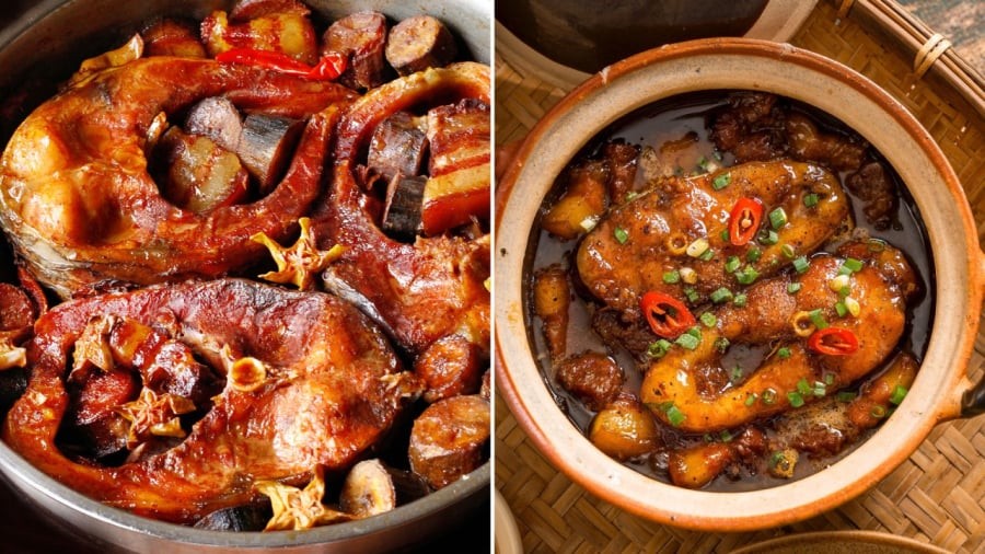 Để cá kho nhanh nhừ, không bị tanh, bạn có thể cho các loại quả có vị chua như khế chua, dứa hoặc kho cùng dưa muối chua.