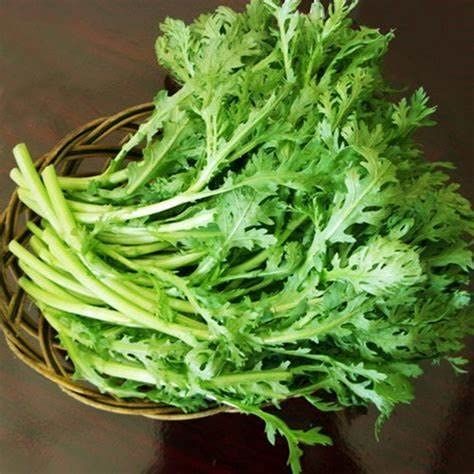 Rau cải cúc tốt cho gan