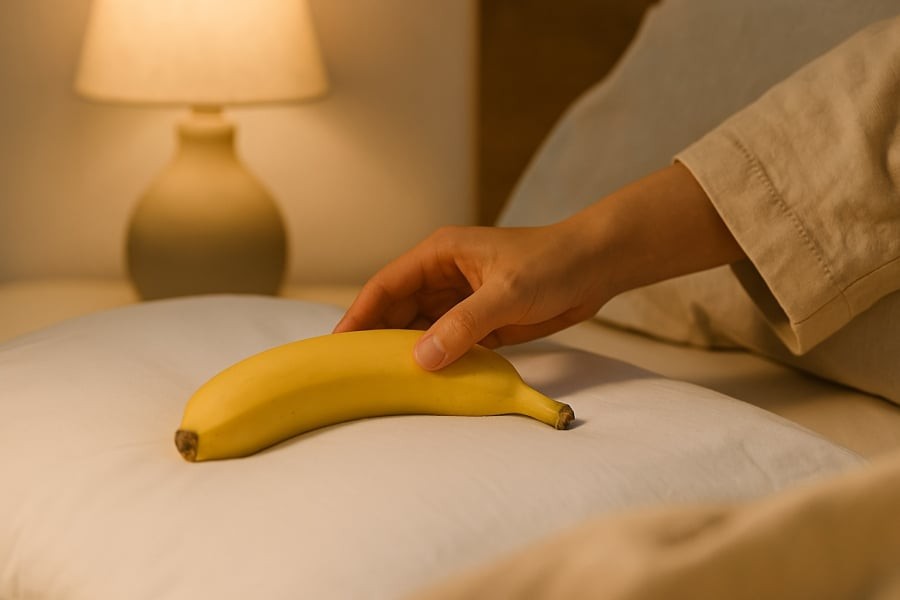 Ăn chuối trước khi ngủ giúp thư giãn thần kinh và cải thiện chất lượng giấc ngủ.
