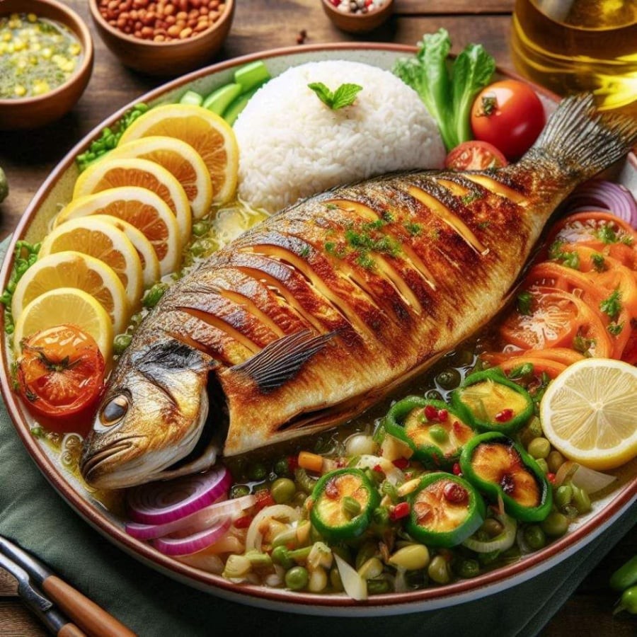 Cá và trái cây chua kết hợp với nhau dễ gây phản ứng không tốt