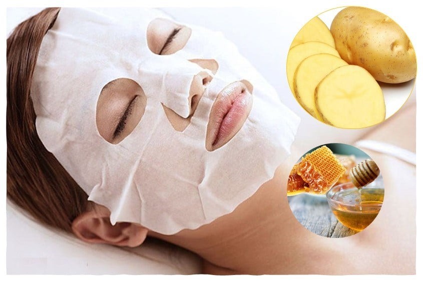 Khoai tây là nguồn cung cấp vitamin C dồi dào, giúp thúc đẩy sản sinh collagen, làm sáng da và mờ vết thâm. 